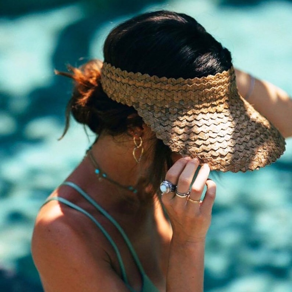 Straw Sun Visor